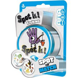 Spot it!/Dobble - Fishing/Pêche Bilingual Version Card Game  New Sealed Ages 6+
